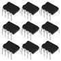 YINETTECH 20Pcs JRC4558 Direct Plug DIP 8 Amplificateur Opérationnel Double Monolithique 4558 4558D IC Chip Composant électroniq
