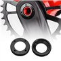 VGOL Lot de 2 boulons de manivelle de vélo en Alliage d'aluminium Noir M30 compatibles avec Le système SRAM Dub System Manivelle