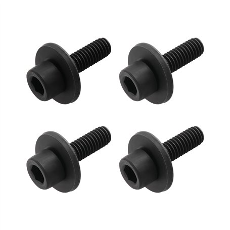 VGOL Lot de 4 boulons hexagonaux M6 à filetage gauche pour scie circulaire 266133-3 10541200 compatibles avec Makita BSS610 BSS6