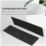 Giilayky Lot de 4 patins de traction pour planche de surf Eva Surfing Skimboard Tapis de traction antidérapant arrière pour plan