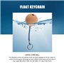 UrbanNest 4 PièCes Porte-CléS de Boule de LièGe Flottant, Accessoires de Sport Nautique de Flotteur Clé de 50Mm pour Le Surf Nat