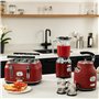 Westinghouse Toaster Retro - Grille-Pain à 4 tranches - Rouge