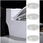 SG Store 4 Pièces Couvercle Charnière Siège Toilette 55mm Diamètre Fixations Charnière Siège Toilette Couvre en Acier Inoxydable