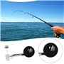Briny River Lot de 3pcs Poignées de Moulinet de Pêche en Alliage d'aluminium avec Bouton EVA pour Moulinet de Pêche à Tambour Fi