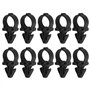 Briny River Lot de 10 Clips de Fixation pour Faisceau de Câbles de Tuyau Huile 70345-84 Compatible avec Harley-Davidson Les Moto