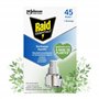 Raid Essentials Recharge Prise Anti-Moustiques Électrique Liquide - Répulsif Moustiques et Moustiques Tigres 45 Nuits - Senteur