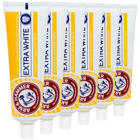 Arm & Hammer Lot de 6 boîtes de 125 g extra blanches professionnelles au toucher propre