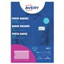 AVERY ZWECKFORM Boite de 100 portes-badge épingle 4x7