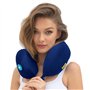 Travel Blue Oreiller Massant de Voyage Ergonomique- Coussin Voyage Massage Tranquillité - Coussin de Cou en Mousse à Mémoire de 