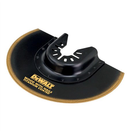 DeWalt Lame Titanium D.100MM Semi Circulaire Moyeu Déporté Pour Multi-Cutter - DT20711 Argent