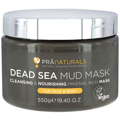 PraNaturals Masque à l'Argile de la mer Morte Bio 550g