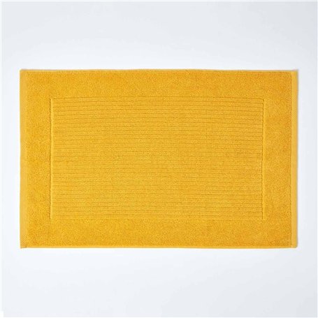 HOMESCAPES Tapis de Bain Uni en 100% Coton