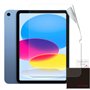 TECHGEAR 2 Pack Protection Ecran pour ipad 11 (A16 2025) iPad 10 (2022) Film de Protection Écran ULTRA CLAIR avec Chiffon de Net