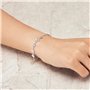 Philip Jones Bracelet Marguerite plaqué Argent