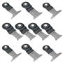 10 x SabreCut SCFNK10 Mix Bimetal (BIM) Lames multi-outils longue durée compatible avec Bosch Fein Starlock/Starlock Plus et Sta