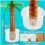KreativeKraft Seau à Glace Palmier Gonflable 60L Glaciere Bouteille Boissons Accessoires Fête Tiki BBQ Été Decoration Piscine Pl