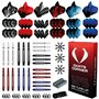 Darts Corner BX228 Kit d'accordage | Lot de 125 accessoires comprenant 24 arbres