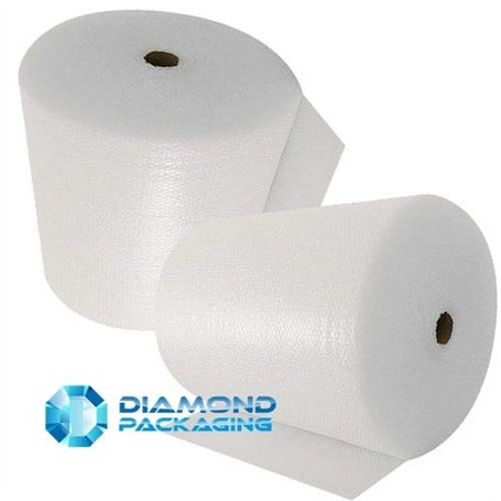 Diamond Packaging 1 rouleau de papier bulle - Dimensions : 600 mm de large x 50 m de long - Assez solide et idéal pour les démén