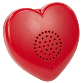 Talking Products, Module sonore Parlant en Forme de cœur avec Enregistrement en 2 Minutes Violet Parfait pour Ours en Peluche Ca Talking Products