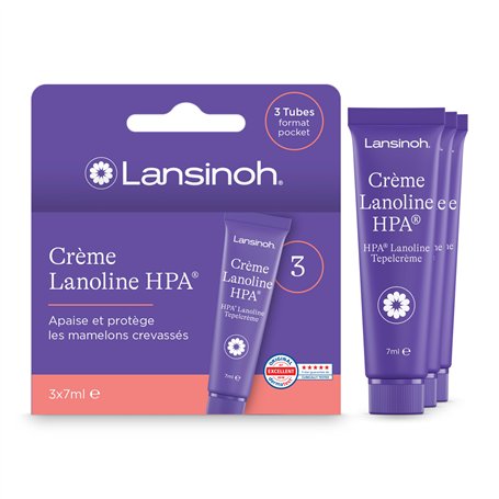 Lansinoh I Crème Lanoline HPA 3x7 ml