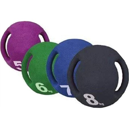 Carta Sport 5 kg Médecine Ball avec poignées – Violet -