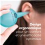 Seringue Plastique [75 ml] pour le Nettoyage Oreille et Retirer les Bouchons d’Oreille, avec bout à Quadruple Jet par Medi Grade