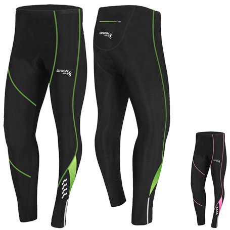 Brisk Bike Collants Cyclistes Thermiques cuissards Longs Leggings Bicyclette Collants de vélo rembourrés pour Cycliste Professio