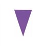 Happium Guirlande de fanions de 10 m de couleur unie pour décoration de fête (violet)