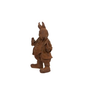 F&G Supplies Sculpture de jardin en fonte à froid Mr Rabbit Beatrix Potter. Ce charmant bonhomme est plein de caractère