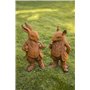 F&G Supplies Sculpture de jardin en fonte à froid Mr Rabbit Beatrix Potter. Ce charmant bonhomme est plein de caractère