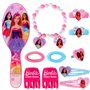 Barbie Beauty Set de 11 bijoux et accessoires pour cheveux pour fille Rose
