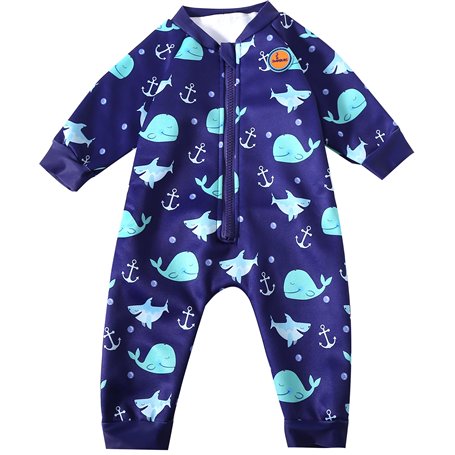 Swimbubs Bébé Natation Combinaison Chaude Garçons Combinaison Doublée Polaire Filles Maillot De Bain Protection Solaire UV UPF50