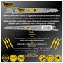 3 x SabreCut SCRS644D_3 150 mm 6 TPI S644D Lames de scie sabre à coupe rapide pour bois compatibles avec Bosch Dewalt Makita et 