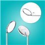HOKIN Miroir Dentaire en Acier Inoxydable Inspection des Dents Bouche en Acier Inoxydable Miroir Dentiste Outil Stomatoscope Ave