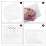 Pinsheng Lot de 10 Pochette Adhésive Carte de Visite 9 x 12cm, Transparente Étuis pour Vignettes Auto Pochette Assurance pare Br