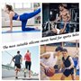 Jinlaili 8Pcs Bandeau de Sport Homme, Élastique Bandeaux de Fitness, Bandeau de Sport Femme, Hairband Sport Antidérapantes, Band
