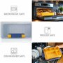 BELLE VOUS Bento Lunch Box Blue 6 Compartiments & Couverts - Boite Lunch Anti-fuite 1330 ml - Compatible Micro-Ondes & Lave-Vais