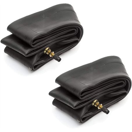 2 Chambres à Air Moto 2 1/4-17 Valve TR4 Pour Pneus Moto Roues 17" Piaggio Ciao Si Cyclomoteur 50