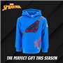 Spiderman Sweat à Capuche pour Garçons, Sweatshirt Textile Doux, Sweat Cadeau pour Enfants, Taille 8 Ans | Bleu