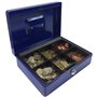 ACROPAQ AG250B - Coffret caisse à monnaie 250x185x80mm Bleu