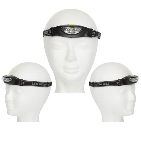 VELLEMAN - EHL7N - Lampe frontale LED ultra lumineuse pour randonnée