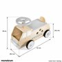 Mamabrum Voiture en Bois à Monter - Porteur Éducatif avec Blocs de Formes, Siège Confortable - Jouet d'apprentissage 2+ Ans - De