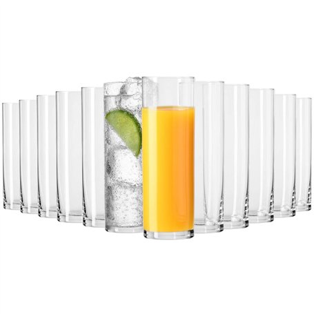Krosno Verre à Boisson | Lot 12 Verres | 200 ml | Pure Collection | A Destination des Particuliers et des Professionnels