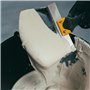 HARDY WORKING TOOLS - Couteau Stucateur Pour Seau 16,5 cm - Grattoir À Seau - Spatule Stucateur - Manche Bi-Matière