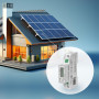 Miratic Compteur Electrique Indicateur Monophaséde 100A Conforme MID - 1 Module Rail DIN Bidirectionnel Fonctionne Avec des Sour