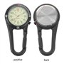 ULTECHNOVO Clip-on Montre Gousset Clip Noir sur Mousqueton Lunette Tournante Visage Lumineux Montre Gousset pour Médecins Infirm