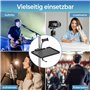 Plateau universel pour micro, plateau de support de micro réglable à pince sur étagère utilitaire pour partitions de musique, di