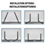 Mounting Dream Support Mural TV pivotant et inclinable Support Mural TV à Bras Double pour la Plupart des téléviseurs LED, LCD,