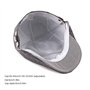 EQLEF Béret Classique Gris foncé pour Homme en Coton et Lin pour Les Saisons du Printemps,été et Automne