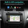 Compatible for Wireless Carplay Android Auto Autoradio Autoradio - Android 9.1 Auto Stereo Bluetooth pour appels mains libres, G
